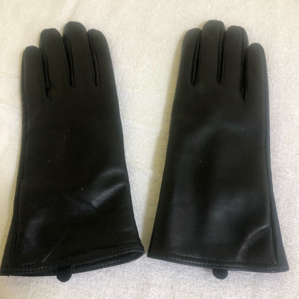 Black Classic Full-Fingered leather Gloves